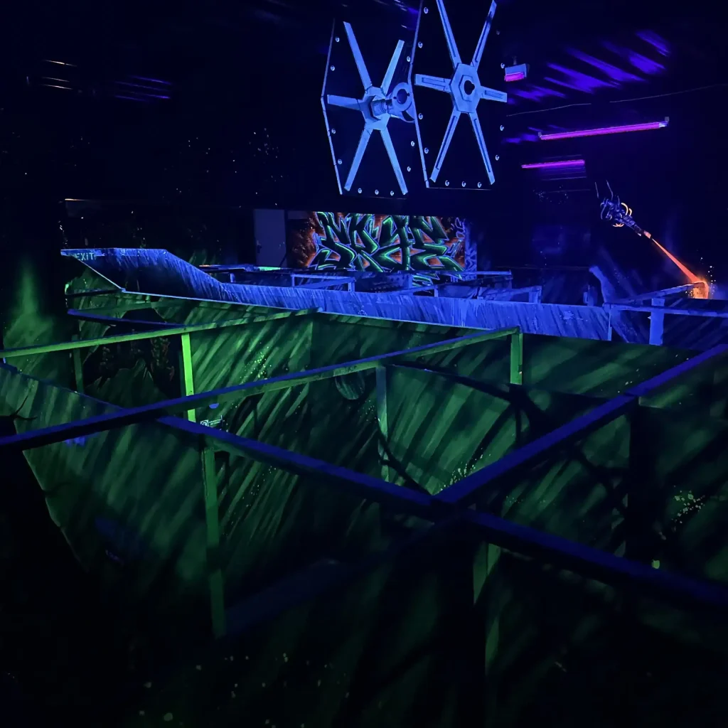 Plan de dessus Laser-Game